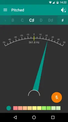 Tuner - Pitched android App screenshot 3